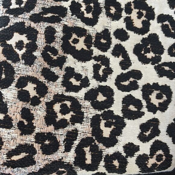TOPSHOP Cheetah Print Jacquard Skirt - Size 6 - Picture 11 of 11